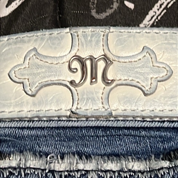 Miss Me Jeans Mid Rise Easy Crop 29 medium wash - Picture 15 of 16